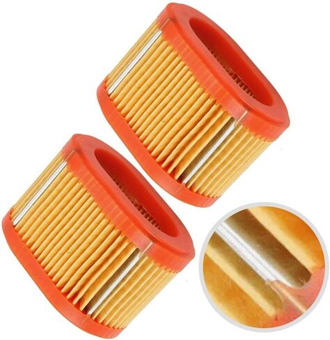 2-Pack Air Filter Compatible with 790166 and 698867, Replacement for Outdoor Power Equipment Engines, Lasting Plastic and Cotton Construction in Kuwait