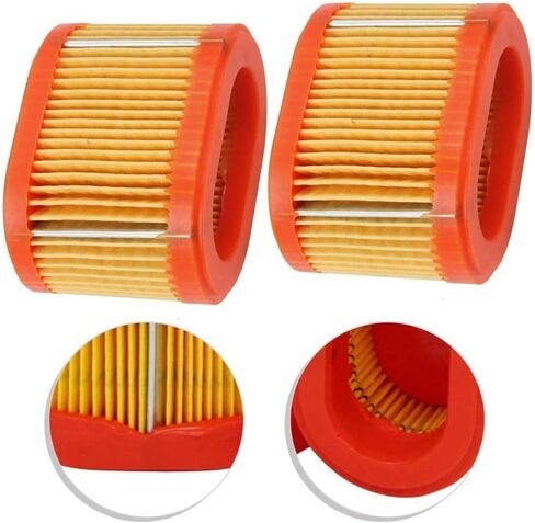 2-Pack Air Filter Compatible with 790166 and 698867, Replacement for Outdoor Power Equipment Engines, Lasting Plastic and Cotton Construction in Kuwait