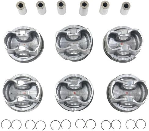 مجموعة المكابس والخواتم المتوافقة مع محرك الفئة E W212 W211 M272 A2720304017 A2720301018 2720300117 2720303717 in Kuwait