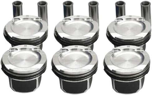 حلقات مكبس المحرك 6 قطعة Φ84mm متوافقة مع E82 E90 E60 135i 335i 535i 740i N54B30 3.0L L6 توربو in Kuwait
