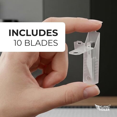 مجموعة سكاكين Klangfeiler® Hobby للحرف اليدوية - مع 10 شفرات - سكين فني دقيق - مجموعة قطع السكاكين الحرفية in Kuwait