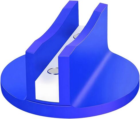 Zpana Car Magnetic Jack Pad for Floor Jacks, Grooved Aluminum Alloy Vehicle Pinch Weld Frame Rail Adapter, Automotive Slotted Jacking Puck Pinch, Universal for SUV Van Pickup (Blue) in Kuwait