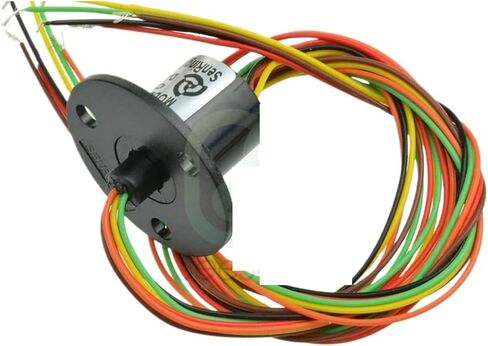 1pcs 12.5mm 0-300Rpm 6 Wires 2A per circuits Slip Ring AC 240V for Monitoring System Robotics in Kuwait