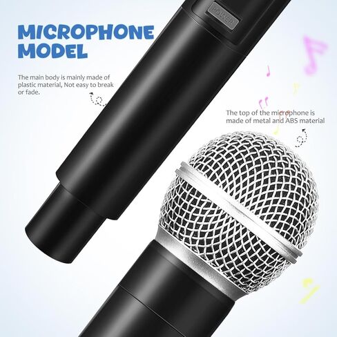TOYANDONA Simulation Microphone Toy with Stable Platform Kids Plastic Microphone Prop for Costume Parties Stage Performances Family Gatherings Role Play 9.84X1.96X1.96In in Kuwait