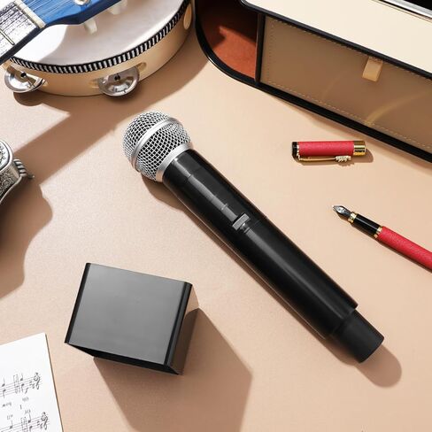 TOYANDONA Simulation Microphone Toy with Stable Platform Kids Plastic Microphone Prop for Costume Parties Stage Performances Family Gatherings Role Play 9.84X1.96X1.96In in Kuwait