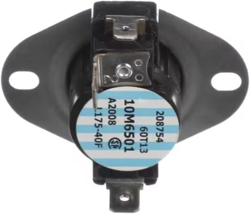 Fits Lennox 10M6501 A2008 Limit Switch/Thermostat, L175-40F, Auto Reset for LGC060S2, LGC072S2BH, LGC072S4 in Kuwait