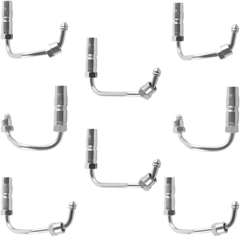 Fuel Injector Line Set for Silverado 2500 HD / 3500 and Sierra 2500 HD / 3500 with 6.6L V8 Turbo Diesel Engine (2001–2004) – Includes 8 Lines (Replaces OEM 97188720, 97188721, 97188722, 97188723) in Kuwait