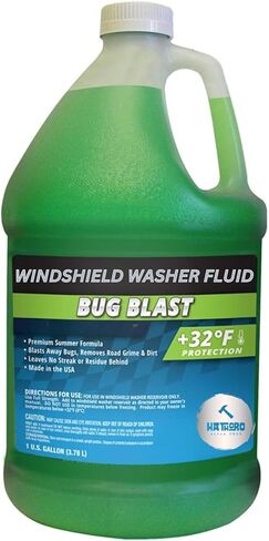 Power Blast Windshield Washer Fluid - All Season Formula, 0°F Protection | Removes Road Grime & Dirt, Ready to Use (1 Gallon) in Saudi Arabia