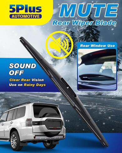 5 PLUS® 16 Inch Rear Wiper Blade Replacement for Honda 2005-2024 Odyssey,2019-2023 Passport/2020-2024 Subaru Outback/2022-2025 Acura MDX Rear Windshield Wiper Mute Original OEM Quality in Kuwait