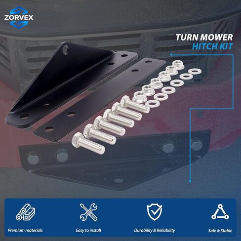 مجموعة وصلة المقطورة 79108500 مناسبة لنماذج Gravely ZT HD وCompact-PRO وPRO-Turn Z وPRO-Turn ZX وAriens Zenith، هيكل فولاذي عالي التحمل، ملحق سحب متين للحديقة in Kuwait