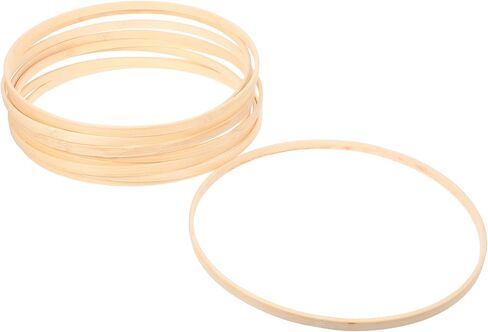 AUTSUPPL 10pcs 25cm Floral Hoops for Crafting DIY Wreath Making Dreamcatcher Supplies Small Hanging Rings for Handmade Decorations in Kuwait