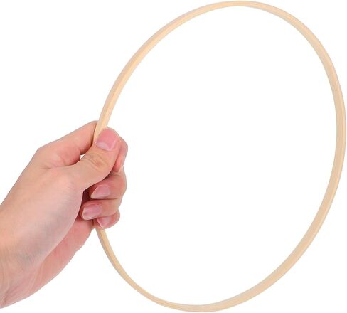 AUTSUPPL 10pcs 25cm Floral Hoops for Crafting DIY Wreath Making Dreamcatcher Supplies Small Hanging Rings for Handmade Decorations in Kuwait