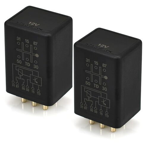 2-Pack 0015450605 مرحل مضخة الوقود ، مرحل مضخة الوقود 12 فولت لـ M-ercedes-B-ENZ 380SL 450SL 450SEL 450SEC 1972-1981 in Kuwait