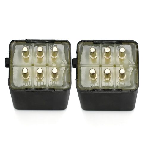 2-Pack 0015450605 مرحل مضخة الوقود ، مرحل مضخة الوقود 12 فولت لـ M-ercedes-B-ENZ 380SL 450SL 450SEL 450SEC 1972-1981 in Kuwait