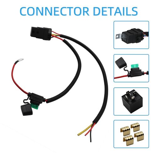 CBWPR091AA / 68269523AD Fuel Pump Relay Wiring Kit - Compatible with Chrysler Town Country Dodge Durango Grand Caravan Grand Cherokee Ram 1500 2011-2013 Models in Kuwait