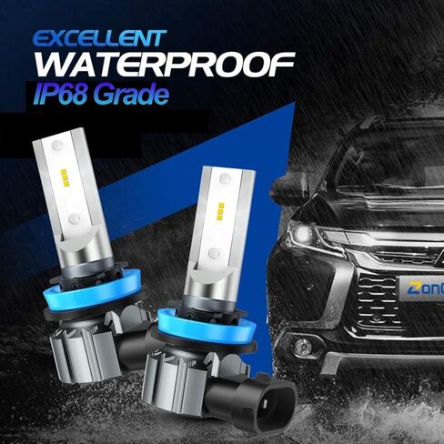 1156 LED Bulbs White For RV Reverse Light Bulbste, IP68 Waterproof 1:1 Size to 1156 Stock Bulbs, With Built in 30,000rpm High Speed Cooling Fans, 80,000hrs Long Lifespan, Pack of 2 in Saudi Arabia