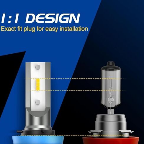 1156 LED Bulbs White For RV Reverse Light Bulbste, IP68 Waterproof 1:1 Size to 1156 Stock Bulbs, With Built in 30,000rpm High Speed Cooling Fans, 80,000hrs Long Lifespan, Pack of 2 in Saudi Arabia