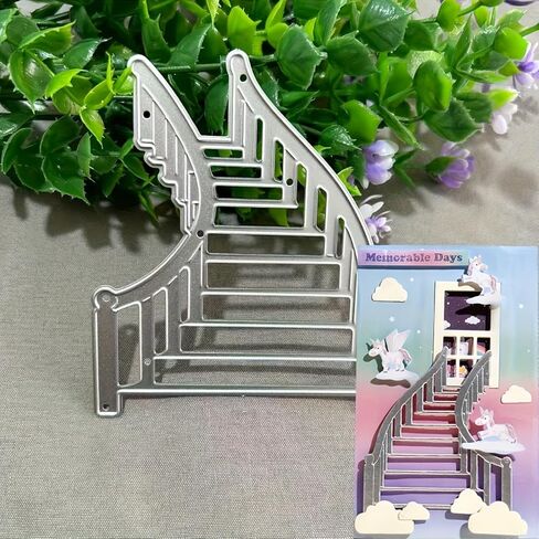 قطع قوالب هندسية من Lapoo لصنع البطاقات - قالب قطع معدني متين من أجل ألبوم صور القصاصات DIY، بطاقة ورقية مزخرفة، مستلزمات صنع البطاقات (سياج الحديقة 4.4 × 4.3 بوصة) in Kuwait
