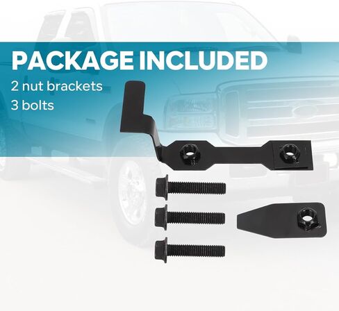 Track Bar Bracket Nut & M12 Bolt Set for Ford F250 F350 F450 F550 Super Duty 4x4 1999-2004, Heavy-Duty Iron Hardware Kit, Replace for 2C34-3A094-CA in Kuwait