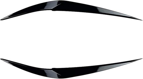 الجبهة العلوي الحواجب أغطية العين غطاء ملصق الكسوة ABS البلاستيك طقم الجسم لسيارات BMW X1 F48 F49 2015-2022 سيارة العلوي الحاجب الجفون in Kuwait