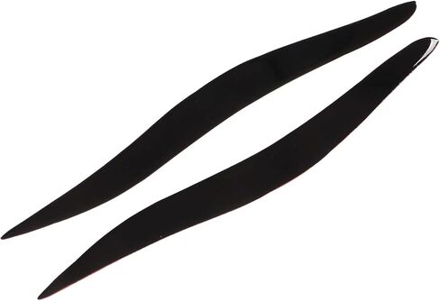 ZJchao Headlight Eyebrow, Automotive Headlight Eyebrows 2pcs Glossy Black Trim Soft Plastic Front Eyelid Trim for 2006‑2012 in Kuwait