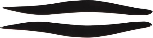 ZJchao Headlight Eyebrow, Automotive Headlight Eyebrows 2pcs Glossy Black Trim Soft Plastic Front Eyelid Trim for 2006‑2012 in Kuwait