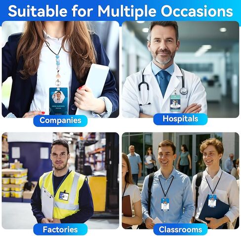 32 Pcs Sublimation ID Badge Blanks, Aluminum Sublimation Luggage Tag, Double Sided Keychains Blanks with Slots, Metal ID Cards Name Tags for Business Office Products DIY Items in Kuwait