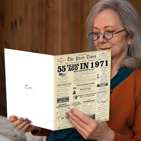 Funny 85th Birthday Card for Men Women,Happy 85 Year Old Birthday Gift for Dad Mom Wedding Anniversary,Giant Bday Decorations Card for Grandma Grandpa,1939 in Saudi Arabia