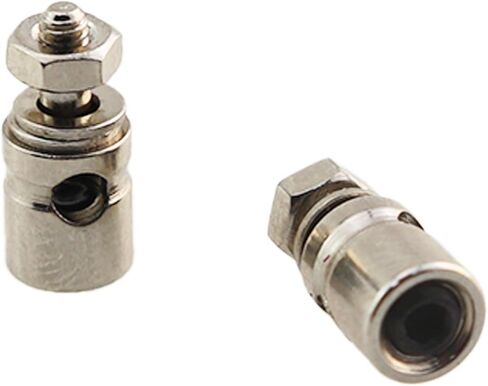 10PCS 2.1mm Pushrod Connector with Linkage Stopper Quick Adjust Mechanism for Model Aircraft Suitable for 1.8 1.9 2.0mm Diameter Steel Wire for Remote Controlled Aircraft DIY Components in Kuwait