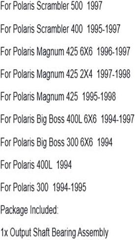 بديل لبولاريس لمجموعة محمل عمود الإخراج 1590237 1993-1999 L 4X4 400 OEM in Kuwait