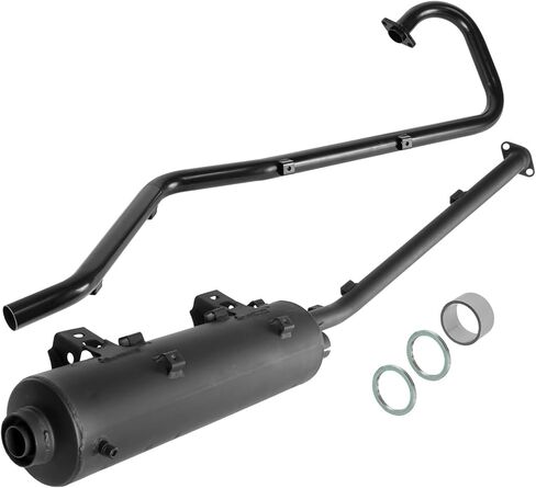 استبدال كاتم صوت العادم والأنابيب مع جوانات لـ Kawasaki Brute Force 750 KVF750 4x4 08-11 in Kuwait