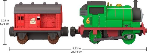 Thomas & Friends by Fisher-Price Motorized Toy Train, Battery-Powered Engine & Cargo Vehicle Featuring Classic Characters (Styles May Vary) in Kuwait