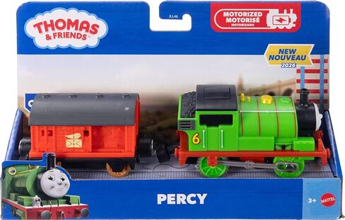 Thomas & Friends by Fisher-Price Motorized Toy Train, Battery-Powered Engine & Cargo Vehicle Featuring Classic Characters (Styles May Vary) in Kuwait