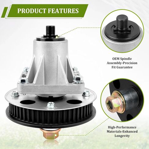 918-04439C Spindle Compatible with T Roy-Bilt TBWC33 TBWC33XP, C ub-Cad et CC760, CC760ES, CC800, M TD CC760, CC760ES, D ewalt, C olumbia, C Raftsman, Replaces 918-04439B, 918-04439, 618-04439 in Kuwait