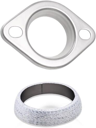 Exhaust Flange Connection Kit 2.5 inch/63mm Exhaust Manifold Gasket Exhaust Donut Gasket Exhaust Flanges Stainless Steel Automotive Replacement Exhaust Pipe in Saudi Arabia