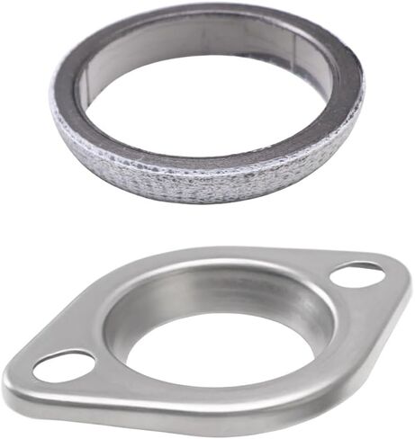 Exhaust Flange Connection Kit 2.5 inch/63mm Exhaust Manifold Gasket Exhaust Donut Gasket Exhaust Flanges Stainless Steel Automotive Replacement Exhaust Pipe in Saudi Arabia