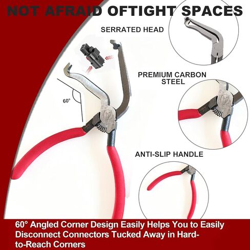 4Pcs Electrical Connector Removal Tool,Electrical Disconnect Pliers,Automotive Electrical Terminal Connector Separator Removal Tool,Electrical Disconnect Tool,Electrical Plug Connector Disconnect Tool in Kuwait