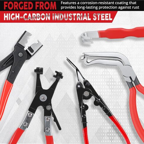7PCS Electrical Disconnect Pliers, Automotive Electrical Disconnect Pliers, Connector Removal Tool Kit for Cars, Trucks & SUVs with Storage Bag & Gloves in Kuwait