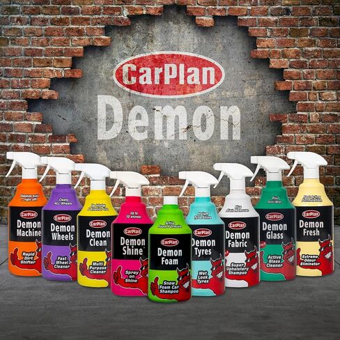 CarPlan Demon Screen Windshield Washer Fluid 84.5 oz - Summer Windshield Wash, Rain Repellent, Bug Remover, Bird Dropping & Tree Sap Cleaner in Kuwait
