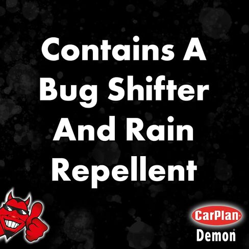 CarPlan Demon Screen Windshield Washer Fluid 84.5 oz - Summer Windshield Wash, Rain Repellent, Bug Remover, Bird Dropping & Tree Sap Cleaner in Kuwait