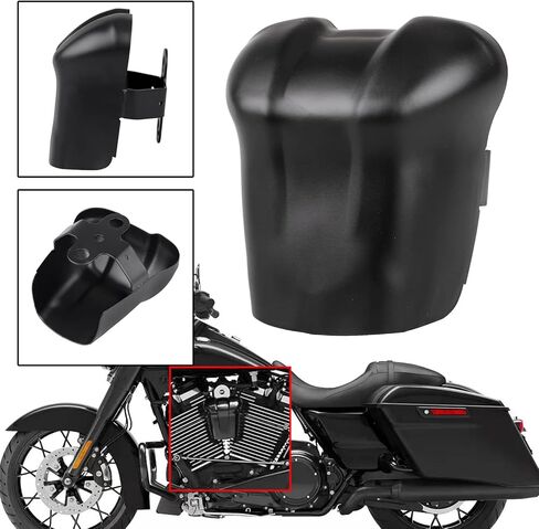 غطاء قرن شلال أسود غير لامع متوافق مع موديلات Harley Touring Electra Glide Street Glide Road King FLT FLHT FLHR FLTR 1995-2020 in Kuwait