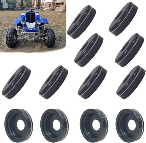 12pcs A Arm Dust Cover Caps compatible with Banshee 350 Blaster 200 Raptor YFM125 YFM250 YFM660R YFM700 YFZ450/YFZ450R/YFZ450X OEM#5YT-23517-00-00 Aluminum Rebuid Kit in Kuwait