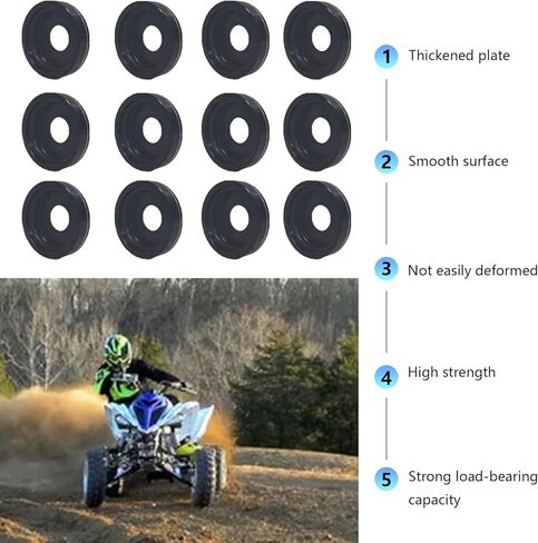 12pcs A Arm Dust Cover Caps compatible with Banshee 350 Blaster 200 Raptor YFM125 YFM250 YFM660R YFM700 YFZ450/YFZ450R/YFZ450X OEM#5YT-23517-00-00 Aluminum Rebuid Kit in Kuwait