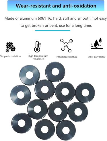12pcs A Arm Dust Cover Caps compatible with Banshee 350 Blaster 200 Raptor YFM125 YFM250 YFM660R YFM700 YFZ450/YFZ450R/YFZ450X OEM#5YT-23517-00-00 Aluminum Rebuid Kit in Kuwait