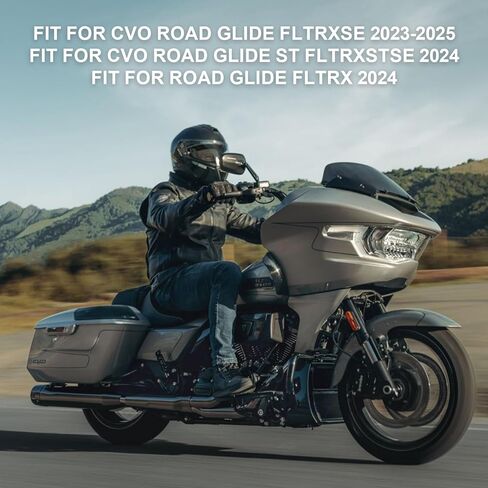 أغطية شبكية لشبكات مكبر الصوت الأمامية للتجول CVO Road Glide 2023-2025، غطاء شبكة مكبر صوت PSLER متوافق مع Road Glide FLTRX 2024-2025، زوج واحد in Kuwait