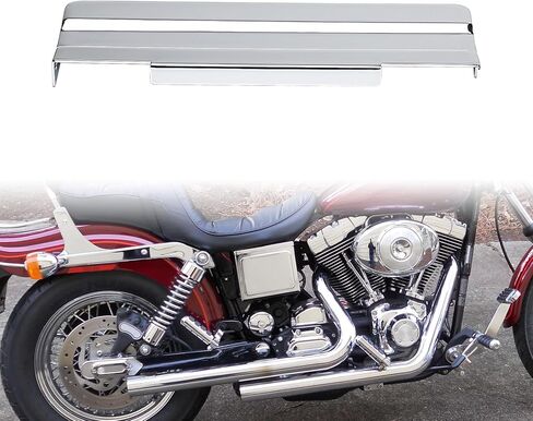 استبدال الغطاء العلوي للبطارية المعدنية لعام 1997-2003 Harley Sportster XL 1200C 1200S 883C 883R XLH 1200 883 - لمسة نهائية من الكروم | 66367-73 in Kuwait