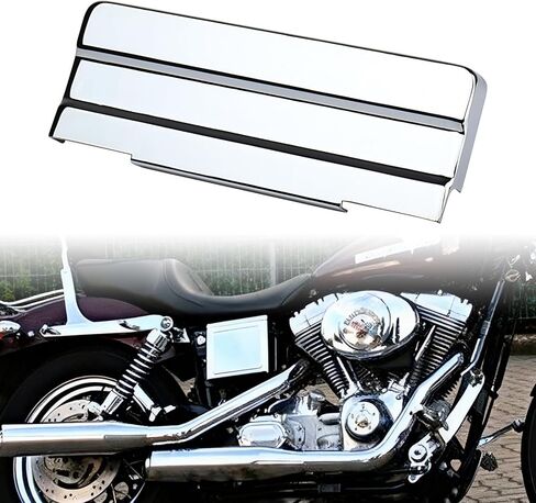 استبدال الغطاء العلوي للبطارية المعدنية لعام 1997-2003 Harley Sportster XL 1200C 1200S 883C 883R XLH 1200 883 - لمسة نهائية من الكروم | 66367-73 in Kuwait