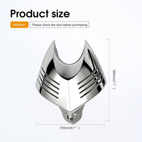 Chrome Horn Cover Compatible with Harley Big Twins V-Rods Stock Cowbell Horns 1992-2020 in Saudi Arabia