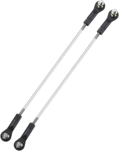 MECCANIXITY 2Pcs Adjustable Turnbuckles Camber Link, 64-74mm Turnbuckle Rod Steering Servo Linkage with M3 Ball Head Rod Ends for RC Car Replace Parts in Kuwait