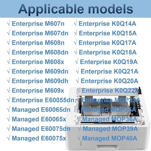 L0H17A درج ورق سعة 550 ورقة متوافق مع سلسلة M607 M608 M609 in Kuwait
